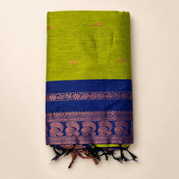 Parrot Green Kalyani Cotton Saree
