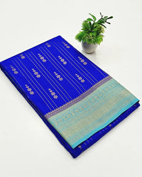 Royal Blue Vairaoosi Softsilk Saree