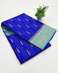 Royal Blue Vairaoosi Softsilk Saree
